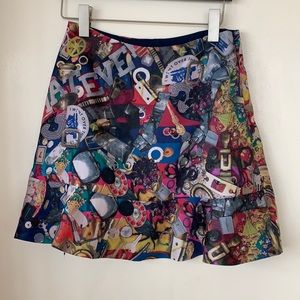 Cynthia Rowley “I Spy” mini skirt